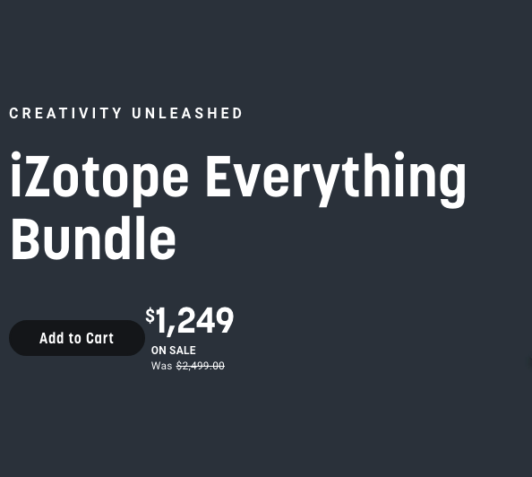 iZotope The Everything Bundle